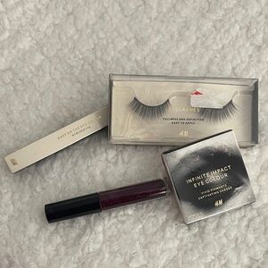 H&M make-up set Lashes and 2 Eye  color and lips